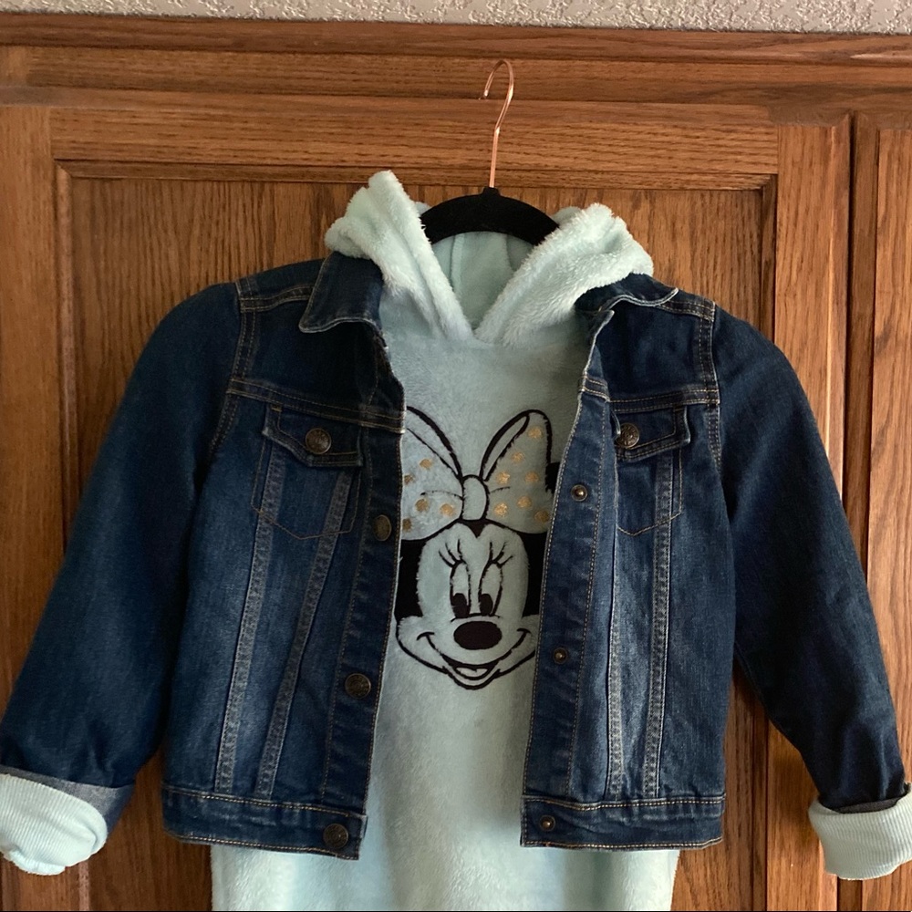 Dark denim girls jacket